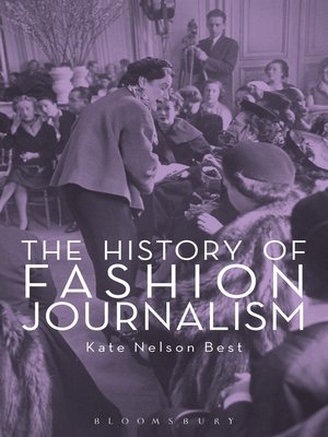 cover image of The History of Fashion Journalism